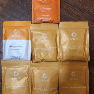 Optavia, 5 cinnamon cheese swirl cake, 1 chocolate chip,  1 honey sweet potatoes